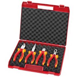 RED Electric Set 1 Набор VDE диэлектрического инструмента в пластиковом кейсе, 4 пр., KN-1106160, KN — Фото 1